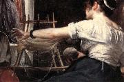 Diego Velazquez Details of The Tapestry-Weavers oil painting reproduction